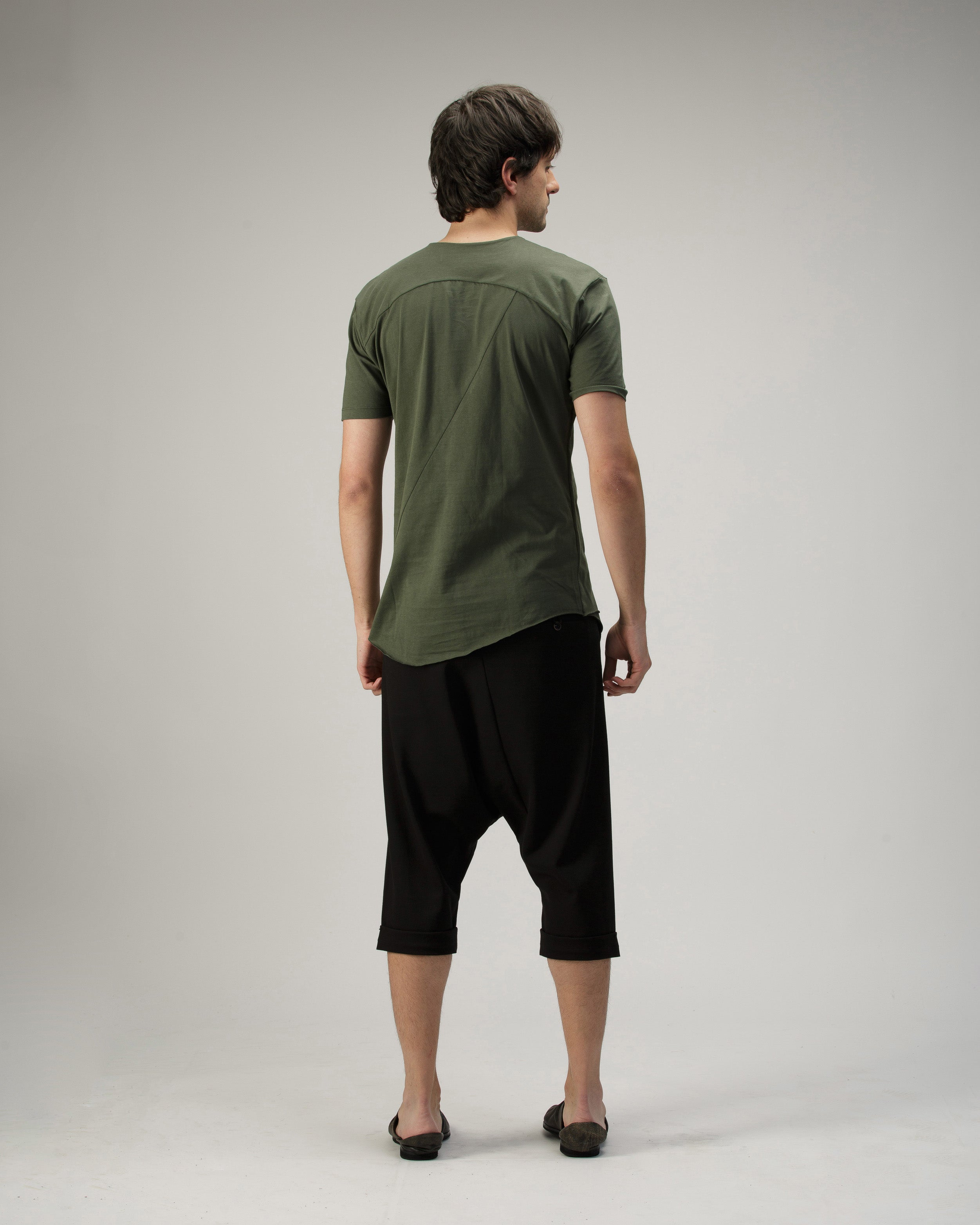 DOUBLE FRONT T-SHIRT IN COTTON